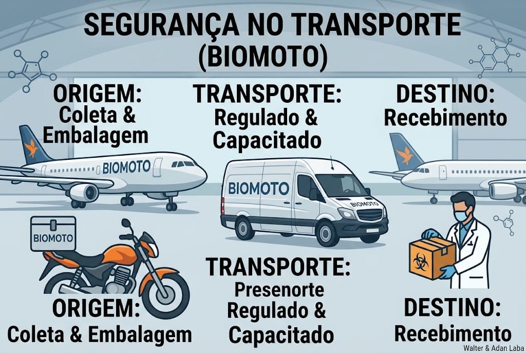 Transporte de Material Biológico: Segurança, Responsabilidade e Conformidade